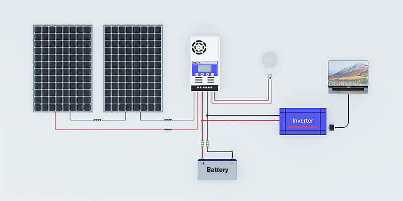 MPPT solar charge controller for offgrid system